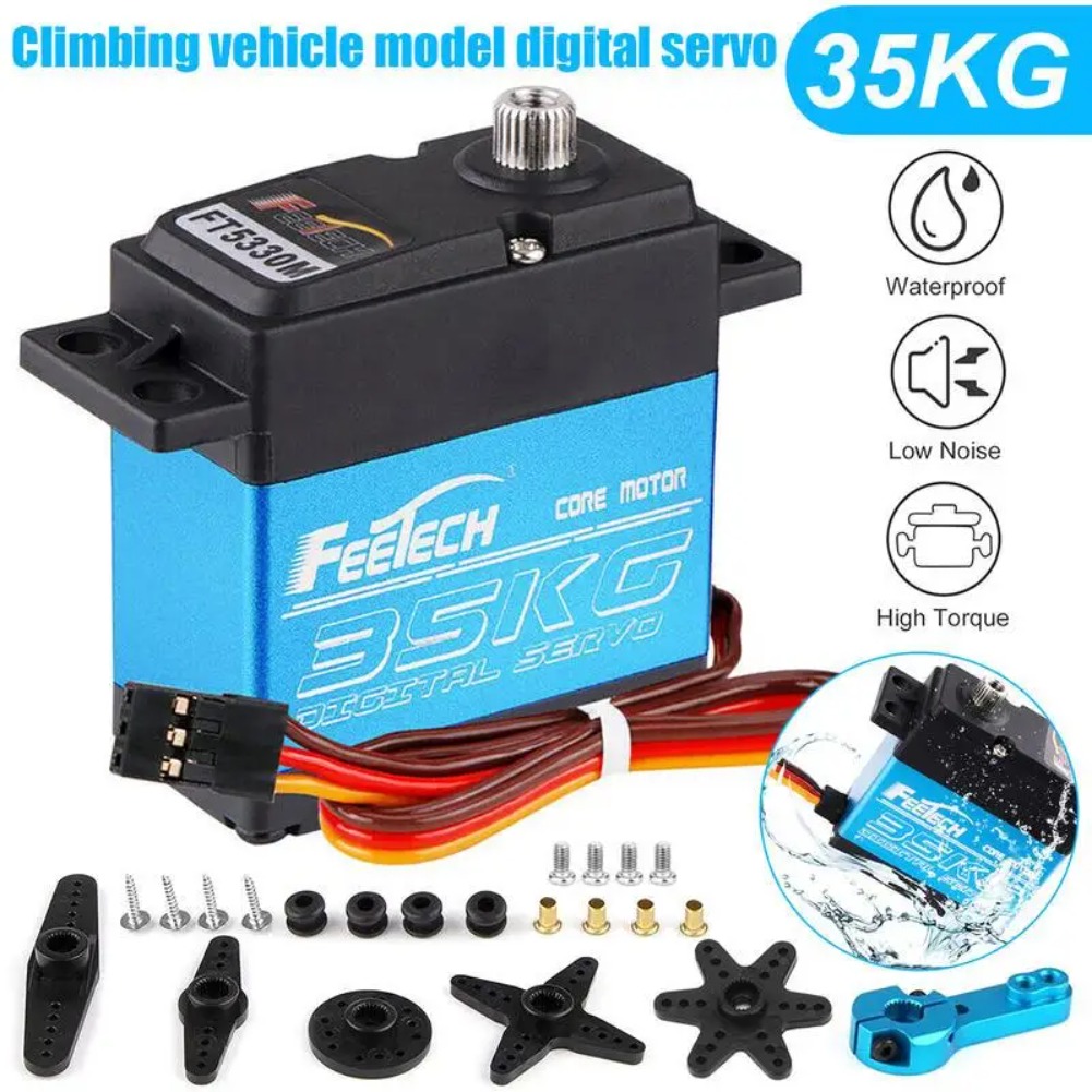 Rc Helicopter Servo - FEETECH FT5330M 35KG Digitale Servo 180°