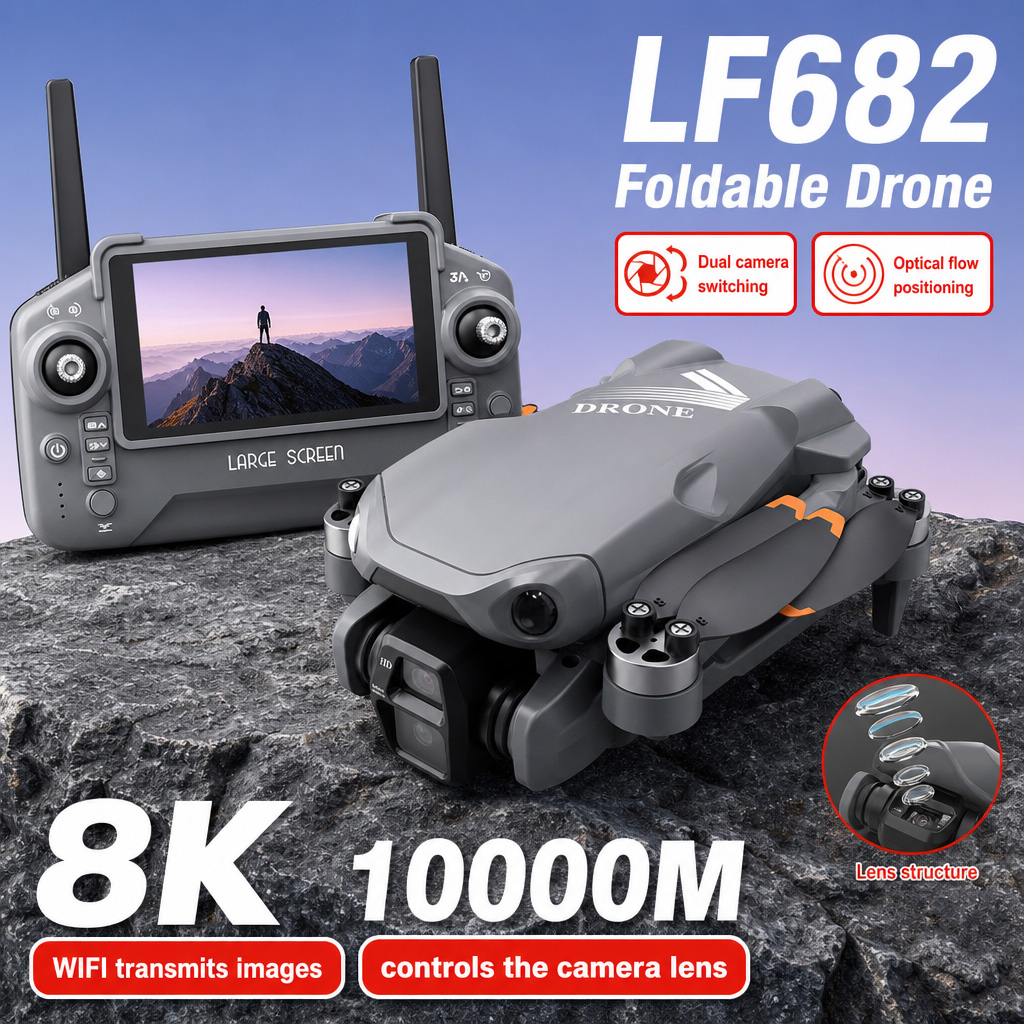 Dji Drone Mini 3 - Luchtfoto LF682 Drone 8K HD Dubbele
