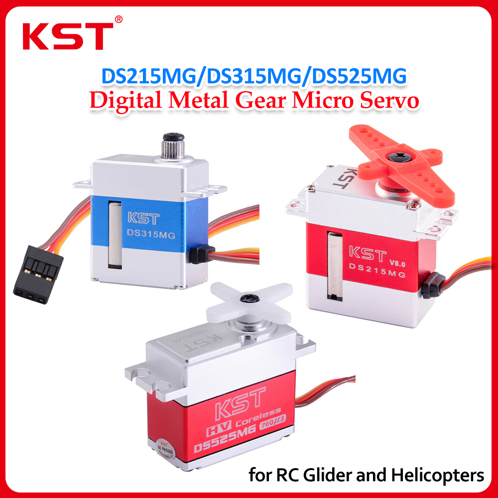 Rc Helicopter Servo - KST DS215MG/DS315MG/DS525MG V8.0 Digitale Metal Gear