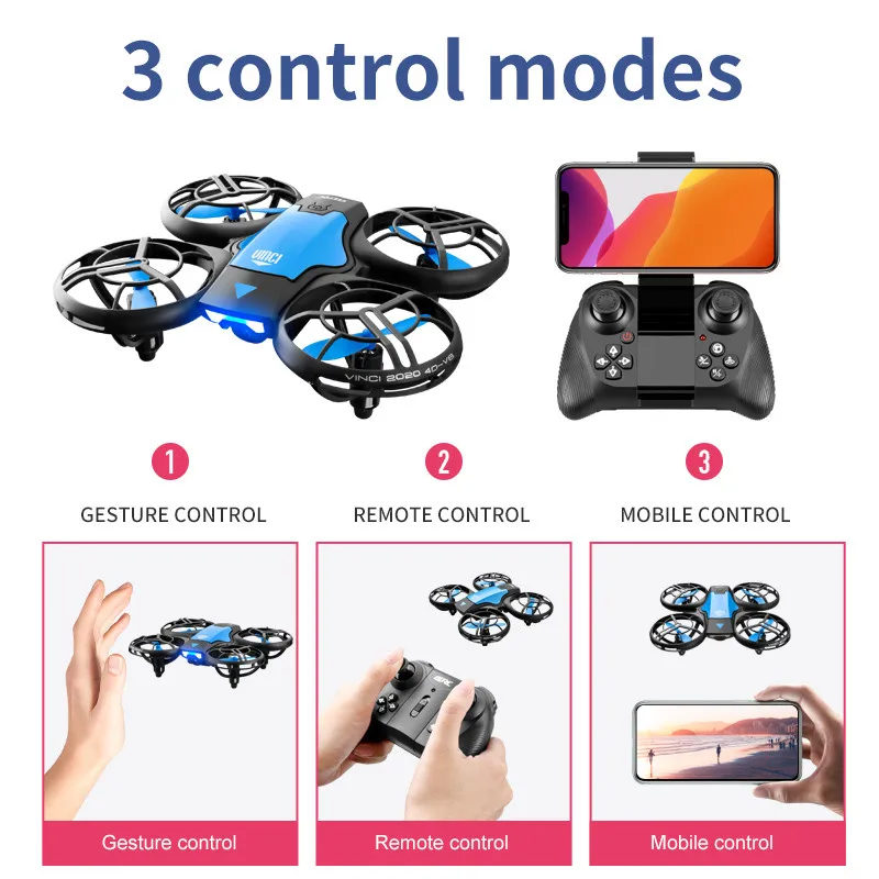 V8 Nieuwe Mini Drone 4K Profes - Rc Helicopter Case recensie en prijs